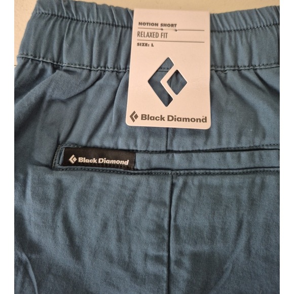 Black Diamond Equipment Shorts Womens L Teal Notion Relaxed Fit Climbing NEW - Picture 3 of 10